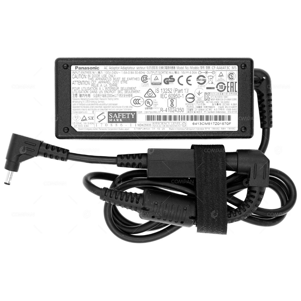 CF-AA6413C PANASONIC 65W 19.5V 4.06A AC/DC ADAPTER FOR LAPTOPS R-41024350
